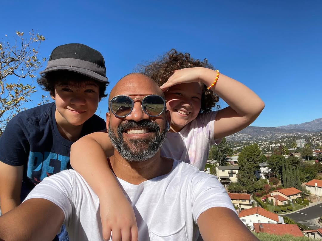 Khary Payton and Karter